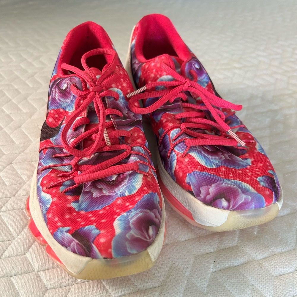 KD 8 'Aunt Pearl' Basketball Shoes – Size 7Y/8.5W/40 EUR